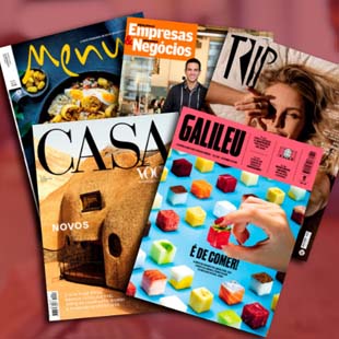 Impressão de catálogos e revistas